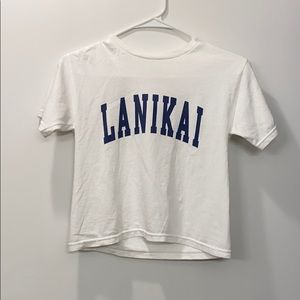 brandy melville lanikai white top